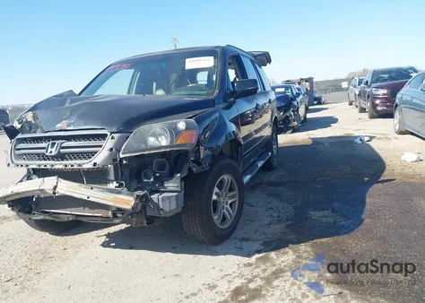 2004 Honda Pilot Ex-L from USA, damaged, VIN 2HKYF18694H575111